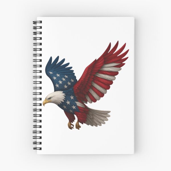 Item preview, Majestic Flying American Flag Eagle designed and sold by calicito.