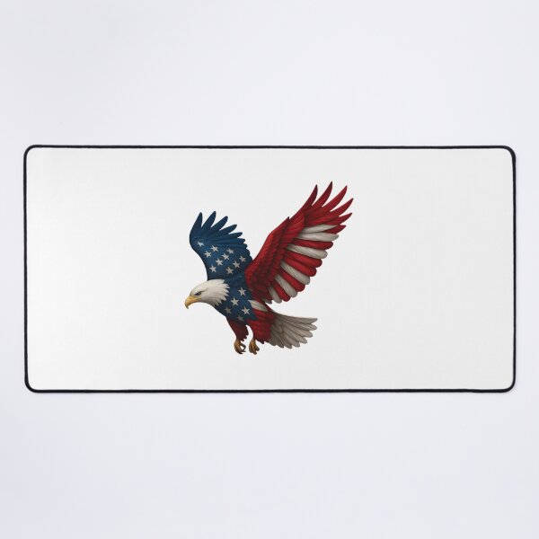 Item preview, Majestic Flying American Flag Eagle designed and sold by calicito.