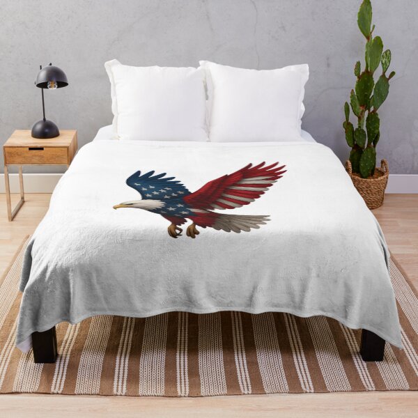 Item preview, Majestic Flying American Flag Eagle designed and sold by calicito.