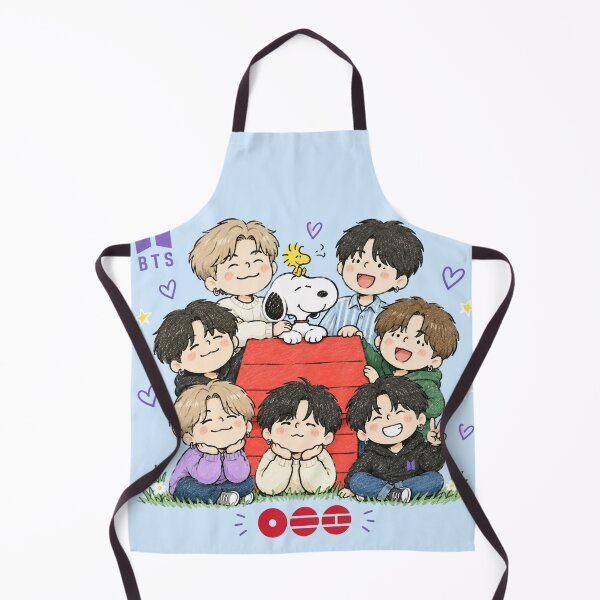Item preview, BTS Members with Snoopy & Woodstock designed and sold by katekrystal.