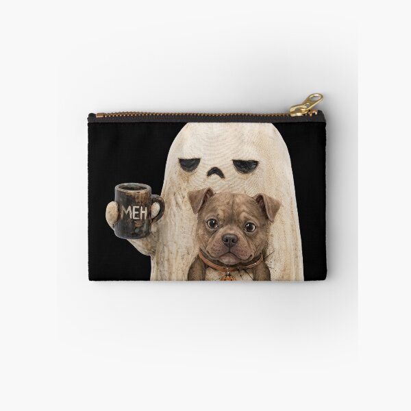 Item preview, Meh Ghost Spooky Dog Breeds Funny Halloween Coffee Lover  designed and sold by SenoritaVixyArt.
