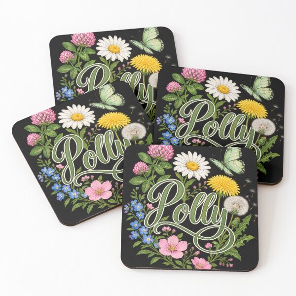 Item preview, Polly Floral Name Shirt Wildflower Butterfly Botanical Gift designed and sold by vinhle-olive.