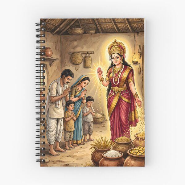 Item preview, Mata Annapurna Devotional Art designed and sold by hutofdesigns.