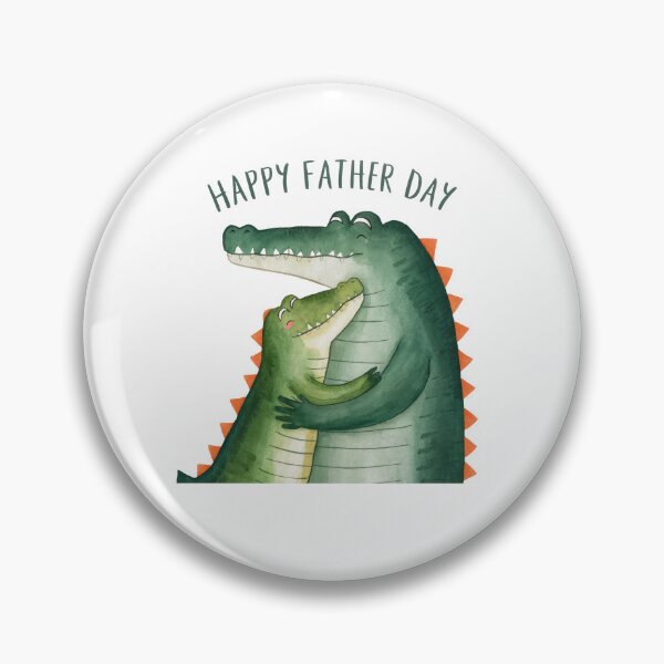 Item preview, Happy Father's Day Crocodiles Daddy Cool designed and sold by theomahkaos.