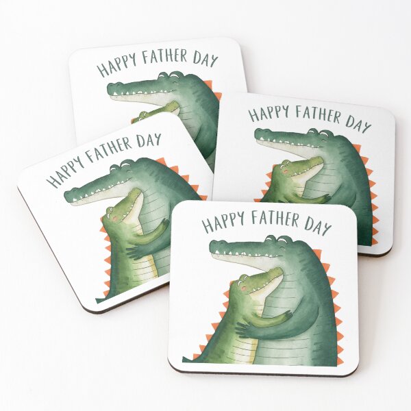 Item preview, Happy Father's Day Crocodiles Daddy Cool designed and sold by theomahkaos.