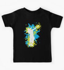 Gaming - Dabbing Dance - Blue/Yellow Kids Tee