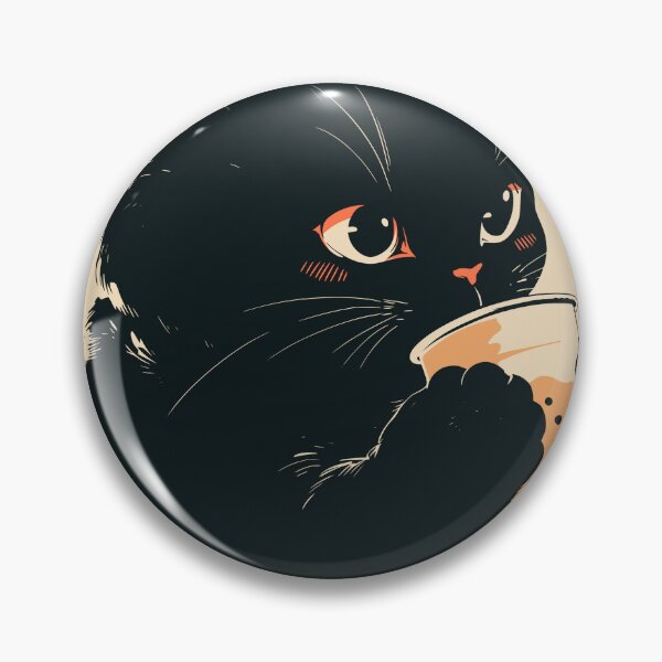 Item preview, Milk Tea Black Cat Boba Drinker Japanese designed and sold by mustbewhy.