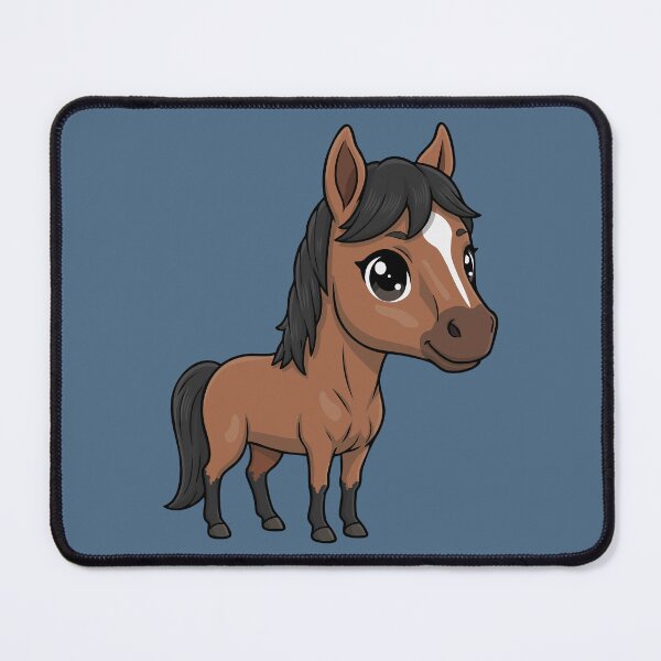 Item preview, A chibi-style drawing of the Abyssinian Horse designed and sold by Cheval-de-coeur.