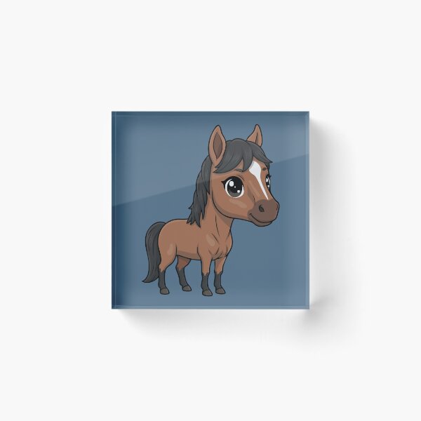 Item preview, A chibi-style drawing of the Abyssinian Horse designed and sold by Cheval-de-coeur.