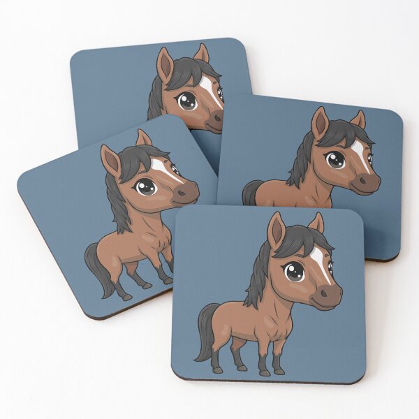 Item preview, A chibi-style drawing of the Abyssinian Horse designed and sold by Cheval-de-coeur.