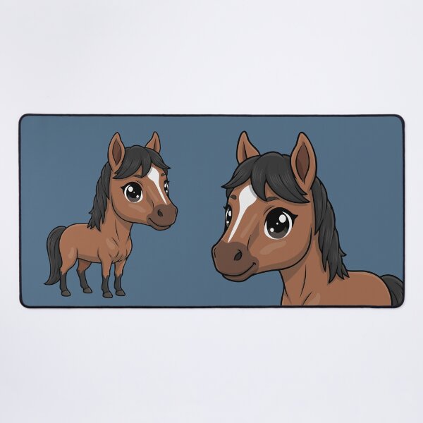 Item preview, A chibi-style drawing of the Abyssinian Horse designed and sold by Cheval-de-coeur.