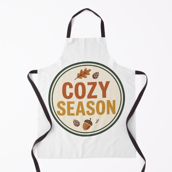 Item preview, Cozy Season Fall Autumn Retro Badge Acorn Pinecone Leaves Cozy Girl T-shirt and Sticker Design designed and sold by Billium Halder.