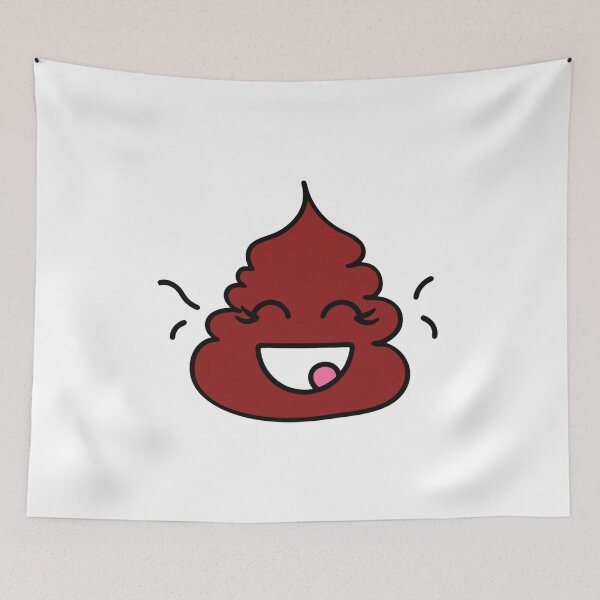 Item preview, Cute Funny Poop Emoji Kawaii Cartoon Toilet Humor Design designed and sold by Ikochane.