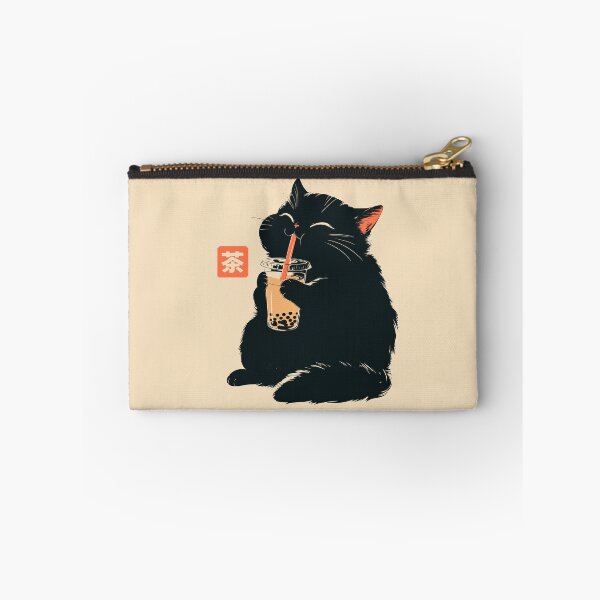 Item preview, Boba Tea Lover Black Cat Japanese Vintage designed and sold by mustbewhy.