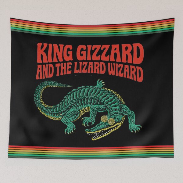 Item preview, King Gizzard and the Lizard Wizard - Evil Death Roll  designed and sold by Q Art & Design .