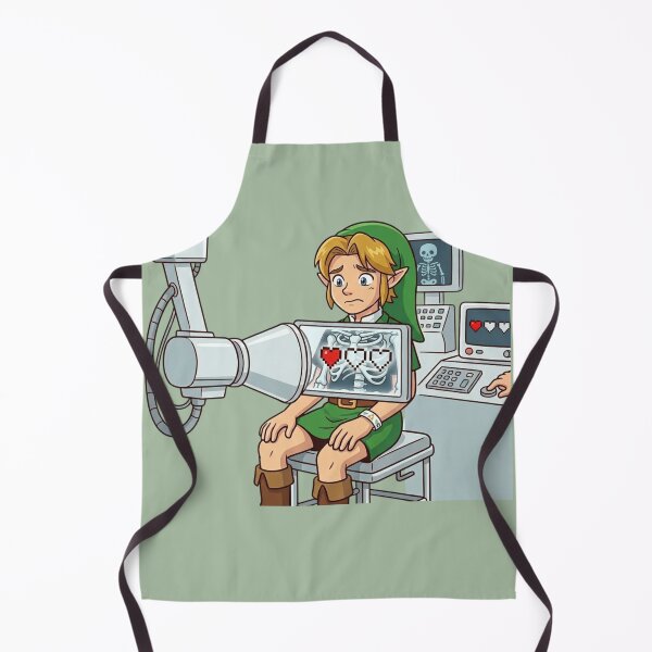Item preview, Link sits nervously under an X-ray machine. designed and sold by gorillazone_co.