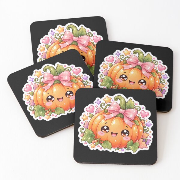 Item preview, Cute Kawaii Pumpkin Sticker designed and sold by Christiana-Art.