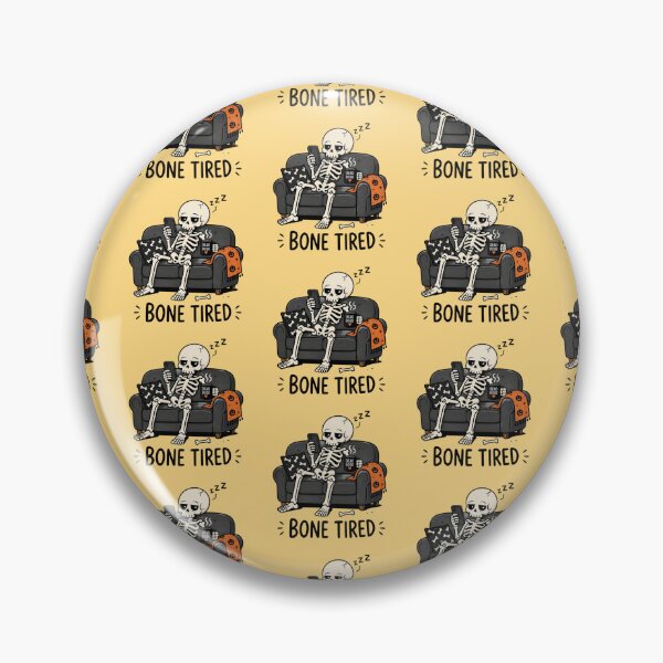 Item preview, Bone Tired Skeleton Scrolling Phone –Funny Lazy Halloween designed and sold by creativerooney.