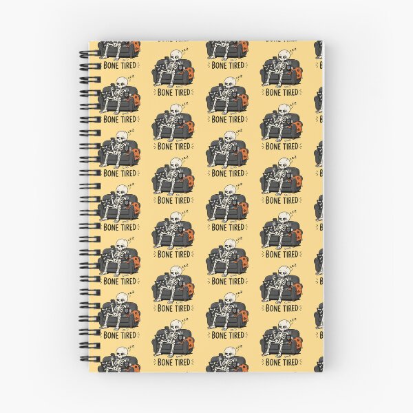 Item preview, Bone Tired Skeleton Scrolling Phone –Funny Lazy Halloween designed and sold by creativerooney.