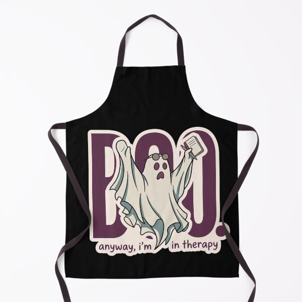 Item preview, Boo. Anyway, I'm in Therapy — Funny Ghost Art designed and sold by TheCalmEdit.
