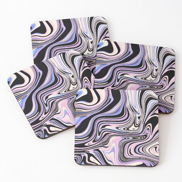Item preview, Blue Liquid Marble Swirl Abstract Pattern designed and sold by manexus.