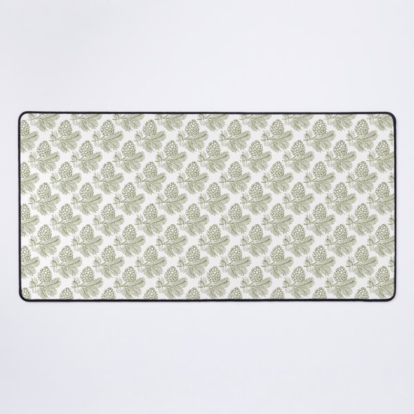 Item preview, White Background Pine Cone and Botanical Leaves Seamless Pattern designed and sold by Jyoti Digital Artist.