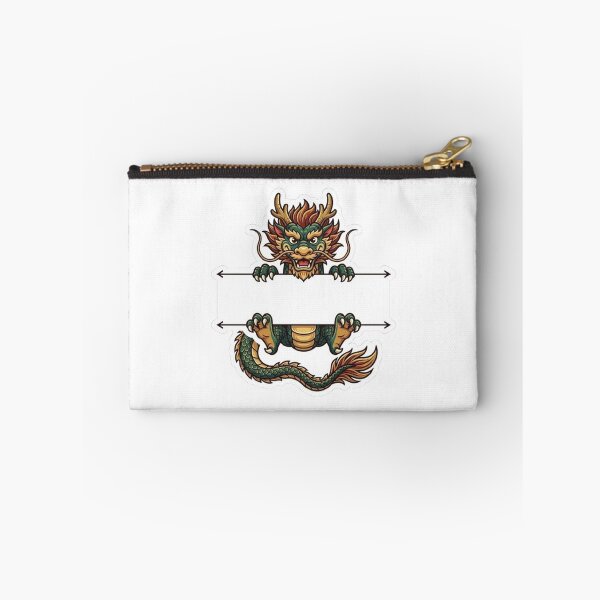 Item preview, Chinese Dragon Split Monogram  designed and sold by PetalsPaws.