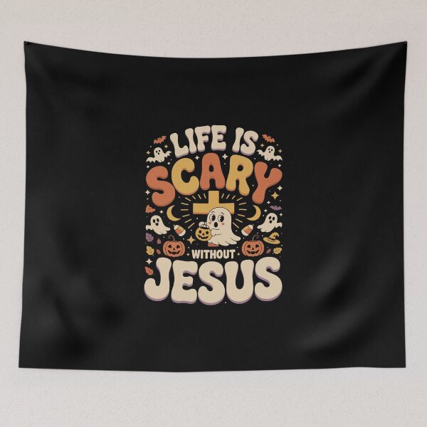 Item preview, LIFE IS SCARY WITHOUT JESUS designed and sold by jkrphoto.