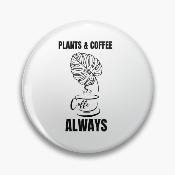 Item preview, Plants and Coffee Always sau Minimalist Coffee & Monstera Line Art designed and sold by CreativeOlga.
