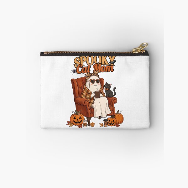 Item preview, Spooky Cat Mom Ghost Cute Halloween Art    designed and sold by CreativeCrest.