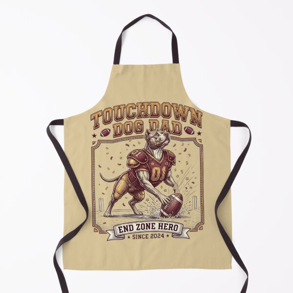 Item preview, Touchdown Dog Dad Funny Football Dog designed and sold by FurRealStudioCo.