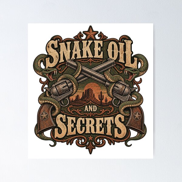 Item preview, Revolvers and Snakes designed and sold by CleanLine Studio.