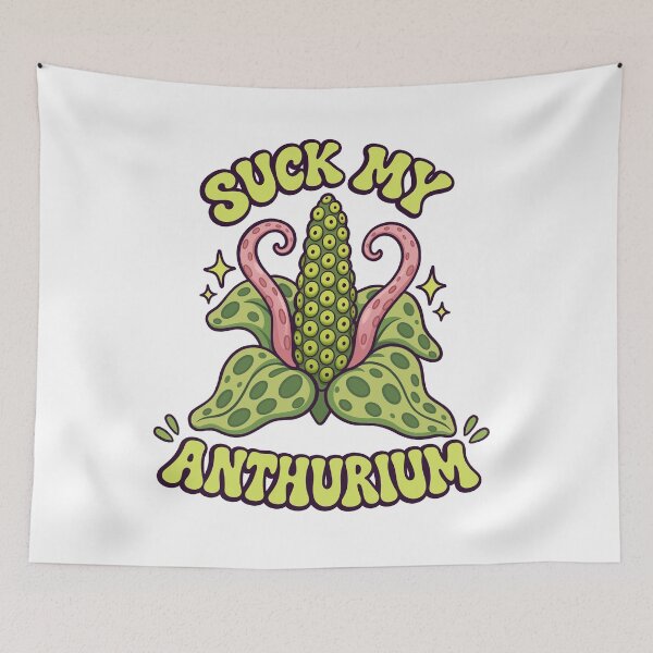 Item preview, Suck My Anthurium designed and sold by Eldar of Zemlya.
