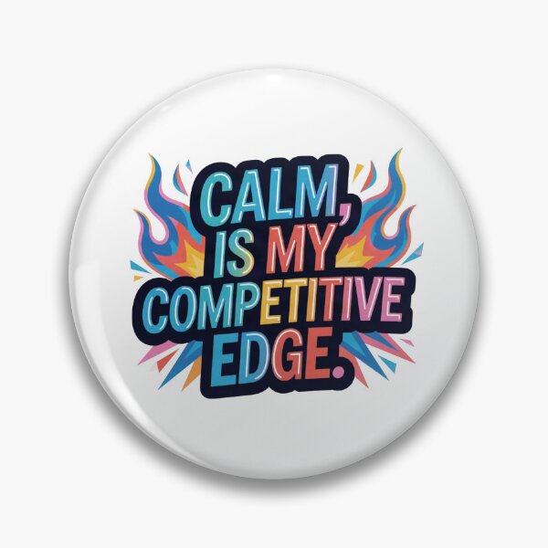 Item preview, Calm Is My Competitive Edge. Motivational Mindset Quote designed and sold by Aarvya Fashion Club ( A.F.C ).