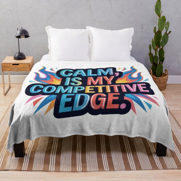 Item preview, Calm Is My Competitive Edge. Motivational Mindset Quote designed and sold by Aarvya Fashion Club ( A.F.C ).