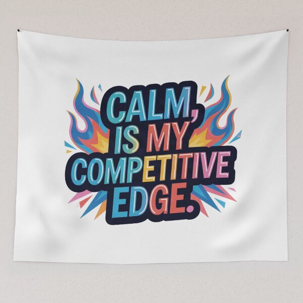 Item preview, Calm Is My Competitive Edge. Motivational Mindset Quote designed and sold by Aarvya Fashion Club ( A.F.C ).