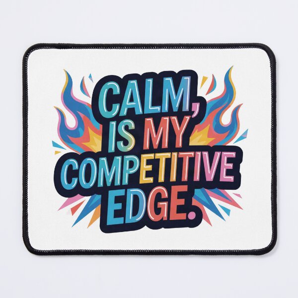 Item preview, Calm Is My Competitive Edge. Motivational Mindset Quote designed and sold by Aarvya Fashion Club ( A.F.C ).