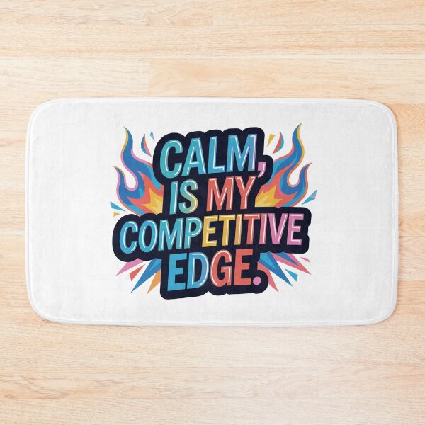 Item preview, Calm Is My Competitive Edge. Motivational Mindset Quote designed and sold by Aarvya Fashion Club ( A.F.C ).