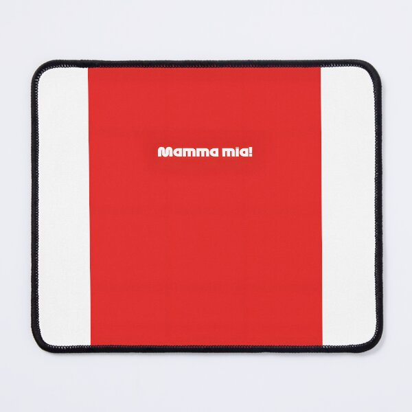 Item preview, Mamma Mia British GP Radio Voice Design on Red Background designed and sold by NFTSeller.