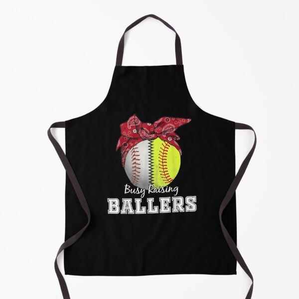 Item preview, Busy Raising Ballers Softball Mom designed and sold by WilfRedokry-21.