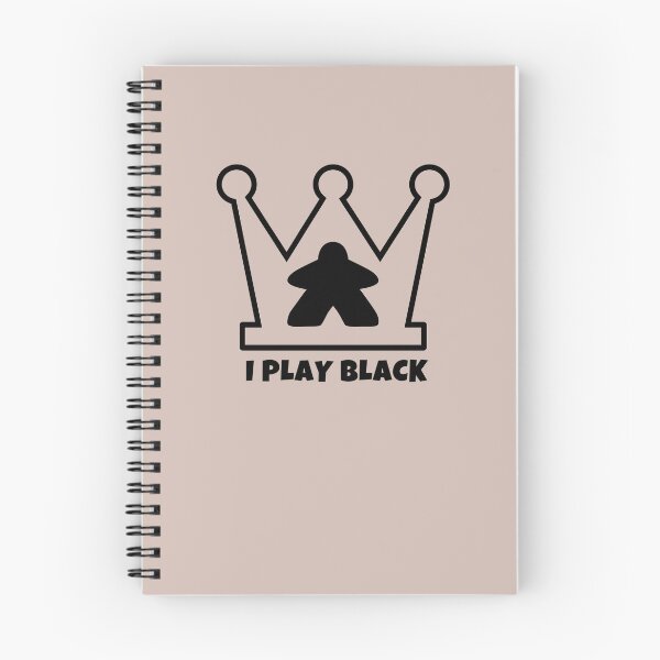 Item preview, Black Meeple - I Play Black designed and sold by Sky-99.