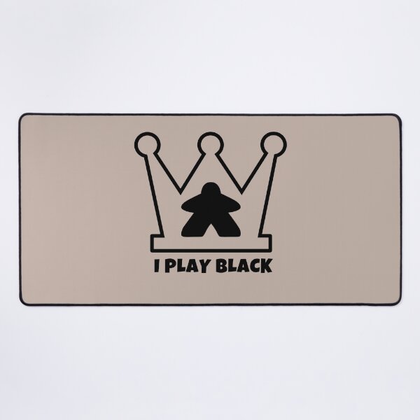 Item preview, Black Meeple - I Play Black designed and sold by Sky-99.