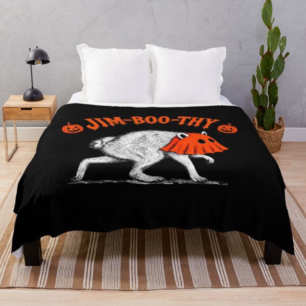 Item preview, Jim-Boo-Thy Ghost Raccoon Halloween Tee designed and sold by Catspeachy.