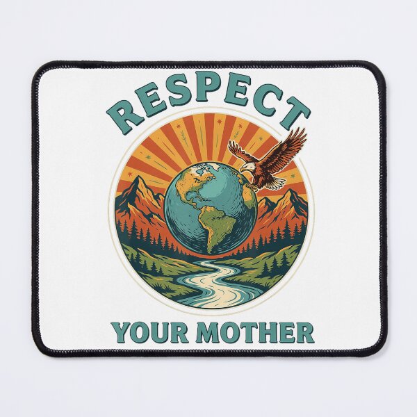 Item preview, Respect Your Mother Earth Day Retro Nature designed and sold by NoeValdric.