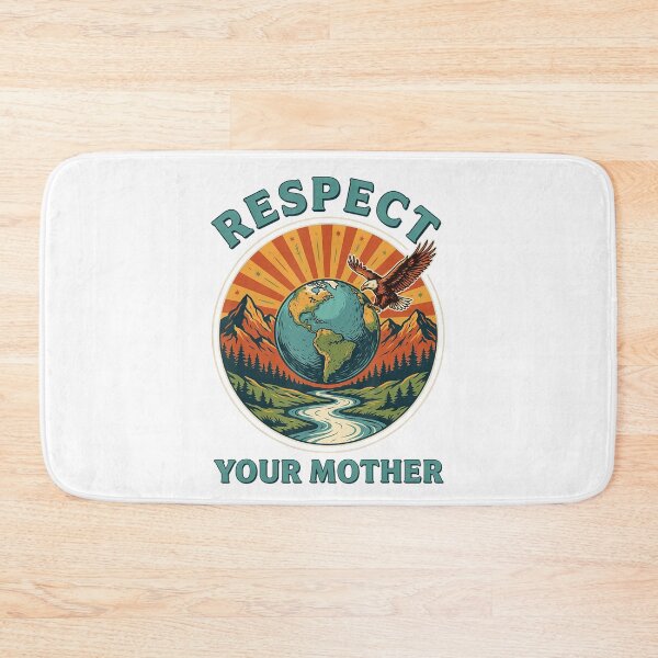 Item preview, Respect Your Mother Earth Day Retro Nature designed and sold by NoeValdric.