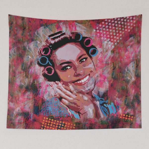 Item preview, Handmade Pop Art Dona Florinda Sofia Vergara Mashup - Neon Icon designed and sold by supernikol.