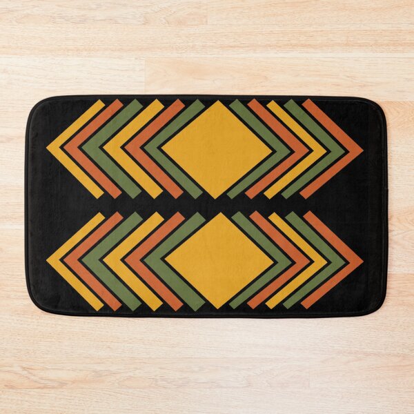 Item preview, Retro Earth Toned Geometric Chevron Pattern designed and sold by IammeemmaI.