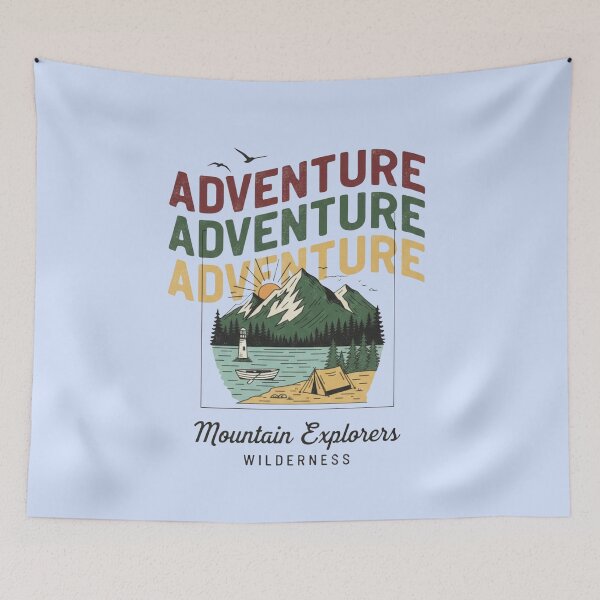Item preview, Adventure Mountain Retro designed and sold by Mary Ney.