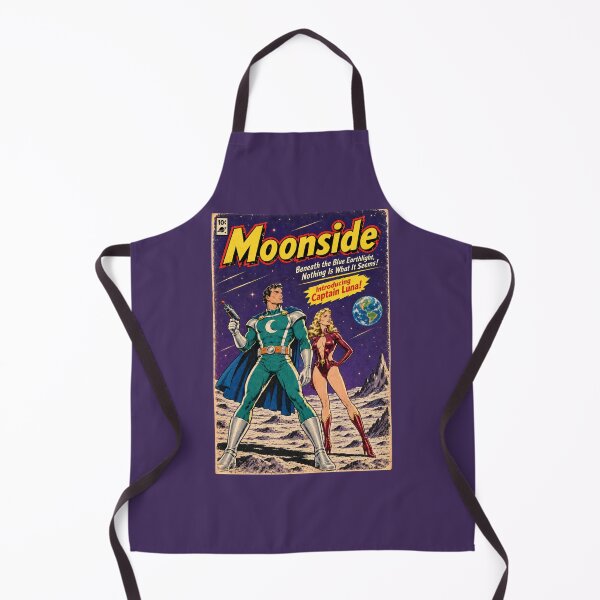 Item preview, Moonside No.1 Captain Luna Retro 1950s Pulp Sci-Fi Comic Book Cover Art designed and sold by SammyMorry.