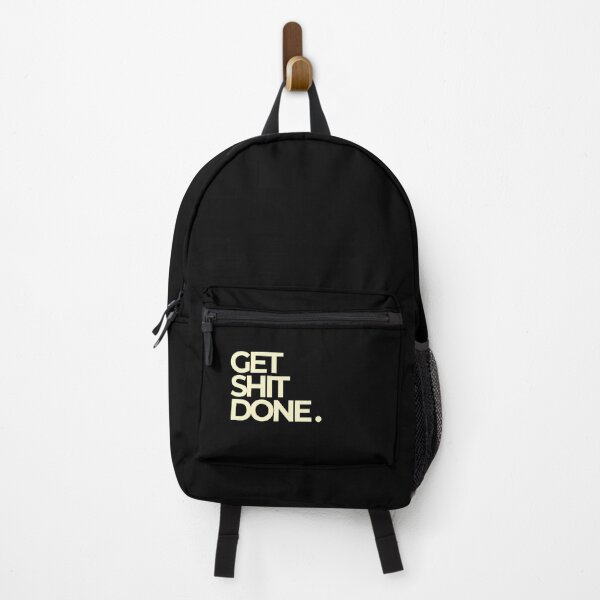 Item preview, Get Shit Done Motivational Bold Typography Quote designed and sold by Luz Oroño.